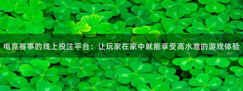 南宫电竞app：电竞赛事的线上投注平台：让玩家在家中就能享受高水准的游戏体验